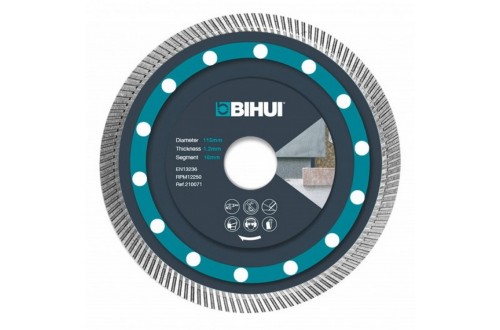 Алмазный диск BIHUI SUPER THIN TURBO (Король дисков), 115мм