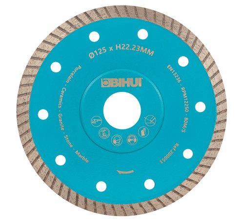 Алмазный диск BIHUI THIN TURBO, 125мм, арт.DCBT5
