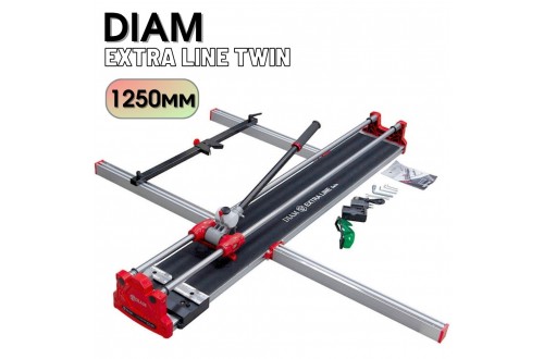 Плиткорез DIAM Extra Line twin 1250 с лазером, 1200/1250мм