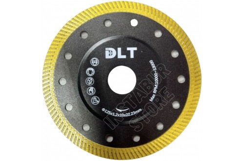 Алмазный диск DLT №9 (КОРОЛЬ ДИСКОВ), 125мм