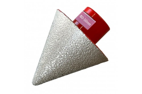 Алмазная конусная фреза DLT Ceramic Cone Pro, 0-50мм