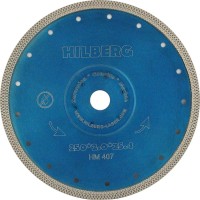 Алмазный диск Hilberg ультра тонкий турбо X-тип 250мм (HM407)