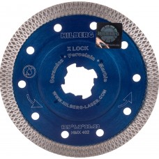 Алмазный диск Hilberg ультра тонкий турбо X-тип 125мм, крепление X-Lock (HMX402)