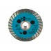 Алмазный диск отрезной Турбо с фланцем 65мм, М14 Trio Diamond (FHQ442)