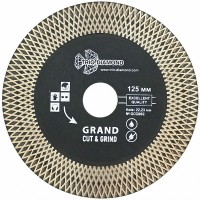 Алмазный диск Trio Diamond  Grand Cut & Grind 125мм (GCG002) отрезной Турбо серия